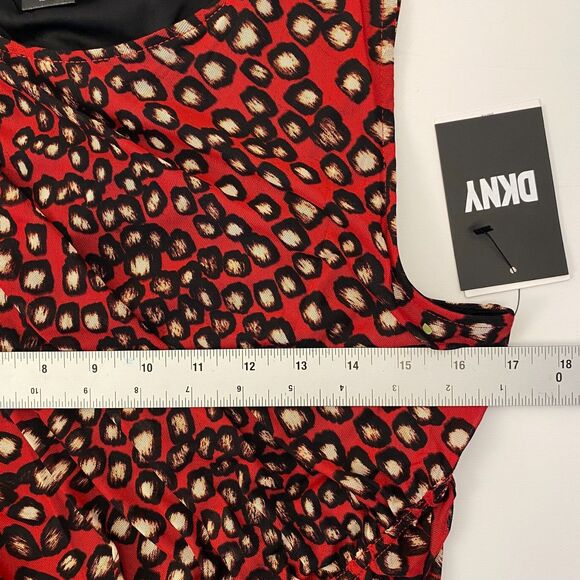 DKNY Women's Multicolor Tank Top Wrap Front Sleeveless Size L‎ - Picture 7 of 10
